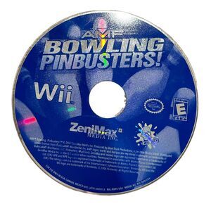 🎉 SALE! 🎉 AMF Bowling: Pinbusters (Nintendo Wii, 2007) TESTED DISC ONLY Video